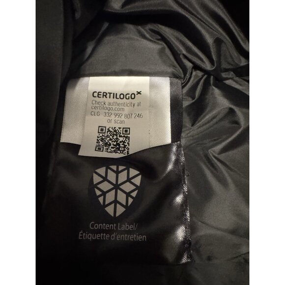 WhiteSky BLACK Womens Falcon Parka Coat Down Removable Hood US XS NEW - Picture 7 of 16